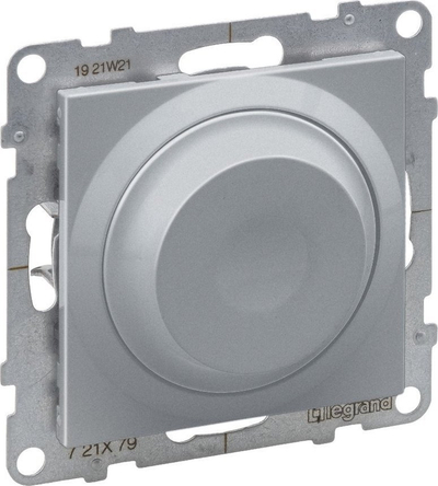 Dimer rrotullues Legrand Suno 721379, 5 75W LED, 240V, alumini