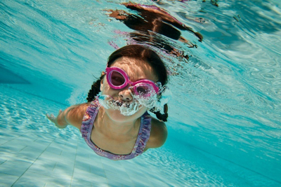 Очила за пливање за деца Bling2O Sunny G Sea Shells, 3–6 години, розова