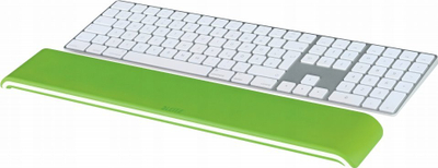 Mbështetëse ergonomike për tastierë Leitz Ergo WOW, për kyçet e duarve, jeshile