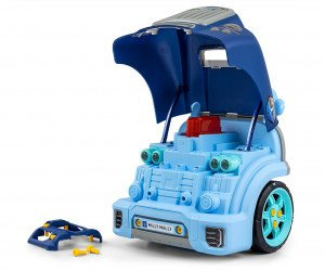 Set mekanik lodër Milly Mally N-gine, me drita dhe zë, blu