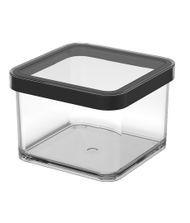 Enë kuzhine Rotho LOFT, 0.5L, transparente, me kapak të zi