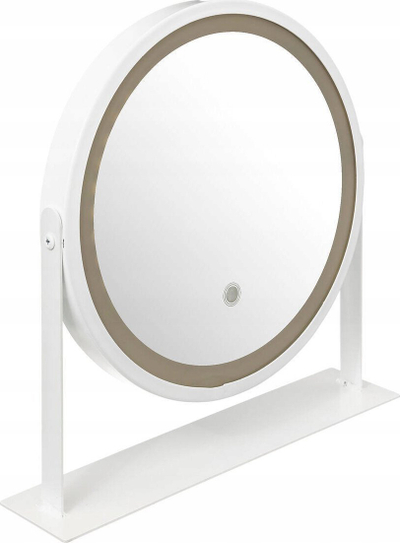 Pasqyrë grimi 5five me drita LED, 34 cm, e bardhë