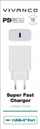 Karikues muri Vivanco TCVVUSBPD18W, 18W, USB C PD 3.0, i bardhë