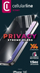 Заштитно стакло Cellularline Privacy Xtreme Glass за Apple iPhone 16e, филтер за приватност, отпорно на гребнатини, транспарентно