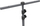 Mbajtëse dyshe Scangrip Dual Bracket për stativ 3 m, metal