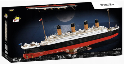 Lodër konstruktive COBI Titanic 1686, 3260 pjesë, 90cm, shumengjyrëshe