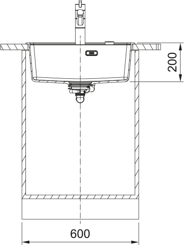 Lavaman kuzhine Franke Maris MRG 610-52 A, Fragranite, 52 cm, i bardhë