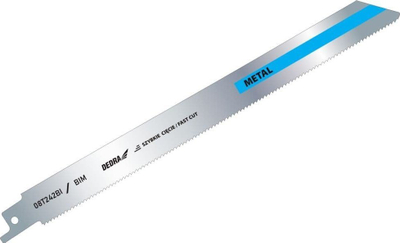 Tehe sharre reciproke Dedra, 225mm 205mm, për metal BIM, set 2 copë