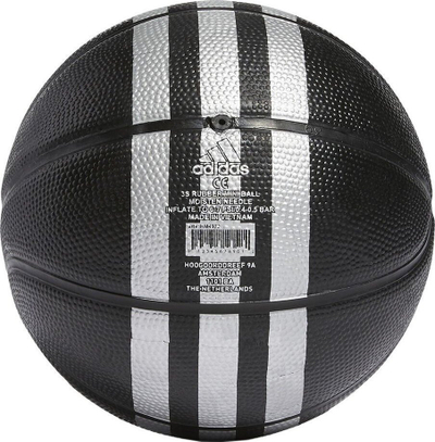Top basketbolli adidas 3 Stripes Rubber Mini HM4972, madhësia 3, për mrena, i zi