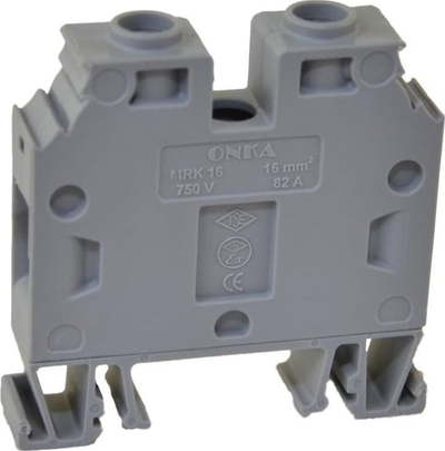 Lidhës shina Promet MRK-16 ZUG-16, me filetë, 16mm², gri