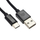 Dviced Cable USB-A To USB-C Nylon Textile 1,25M, Black