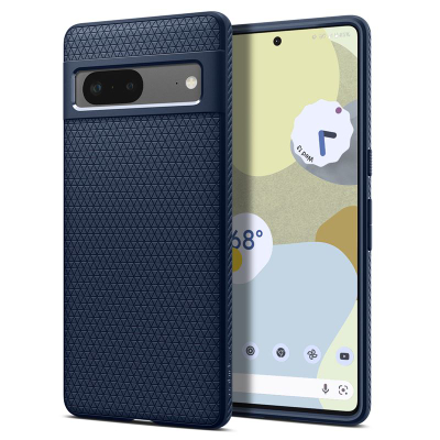 Mbrojtëse për celular Google Pixel 7 Spigen Liquid Air, e kaltër