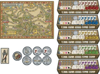Lojë tavoline Pegasus Spiele Hansa Teutonica Big Box, strategjike, për të rritur, me shumë ngjyra
