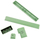 Set keycaps GMK Additional Kit, ABS double shot, për ISO dhe ANSI, jeshile pastel