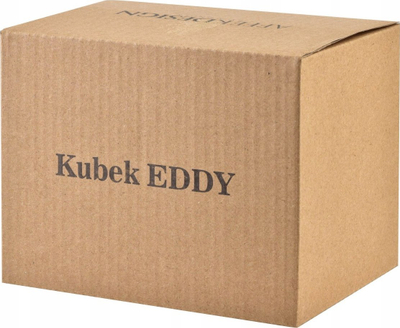 Filxhan EDDY, 500 ml, porcelani, me lule e gjethe jeshile e blu