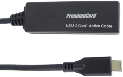 Kabllo zgjatuese USB‑C PremiumCord, 5Gbps, 5m, e zezë