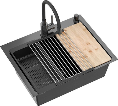 Lavaman kuzhine Luke 110, çelik inox, 60 cm, i zi