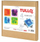 Pllaka sensoriale Tullo Sensory Path, set 4 copë, 30x30 cm, shumëngjyrëshe