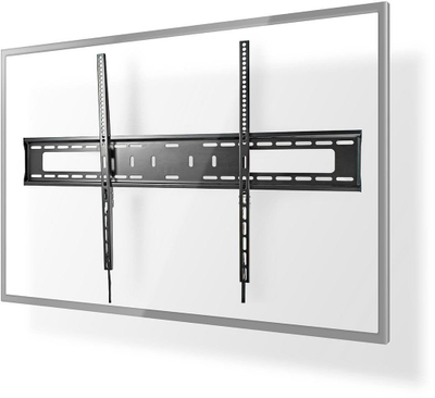 Mbajtës muri për TV Nedis, 60-100\", fikst, 75kg, 3.05cm larg murit