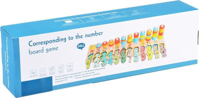 Puzzle druri Jokomisiada me numra, 1 12, shumëngjyrësh