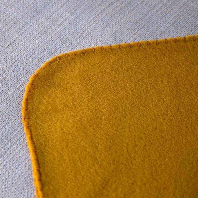 Batanije fleece, 170x130 cm, portokalli