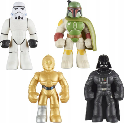 Lodër figurë Star Wars Boba Fett Stretch, super elastike, për kalamaj 5+, shumëngjyrëshe