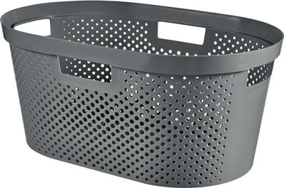 Shportë rrobash Curver Infinity Recycled, 40L, gri e errët
