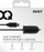 Karikues makine Xqisit Basic Line për celularë, USB-C, 2.4A, i zi
