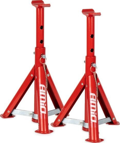 Mbajtëse veture AMiO 04186, kapacitet 3t, lartësi 290-408mm, të kuqe