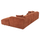 Divan-Shtrat këndor Bricken djathtas 110–282×98–160×72 Hcm (HM3275.03R), kuqe