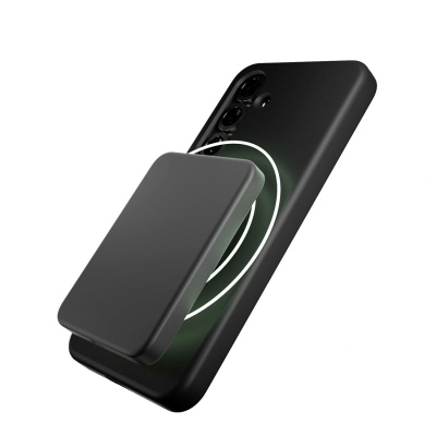 Kllëf telefoni Puro Back Cover Samsung Galaxy S25, i hollë, PU, i zi