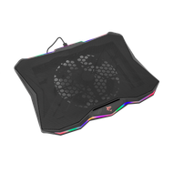 Ftohës Gaming White Shark GCP-03 Glacier,Rainbow LED,USB HUB, i zi