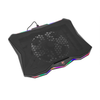 Ftohës Gaming White Shark GCP-03 Glacier,Rainbow LED,USB HUB, i zi