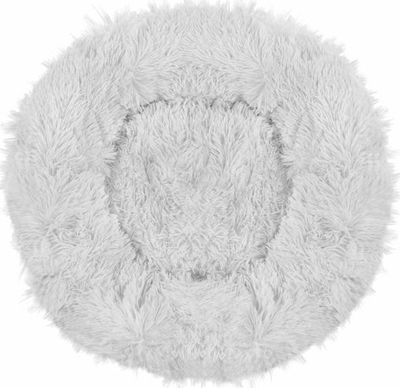 Shtrat për qen e mace Springos XL, 90 cm, pelush antirrëshqitës, gri