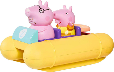 Set lodër banjo Tomy Peppa Pig Floating Pontoon, me figurina, shumëngjyrësh
