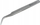 Pincetë Precise Bent, 120mm, çelik inox antimagnetik, e argjendtë