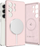 Kapak telefoni Tech-Protect Liquid Silicone MagSafe, Galaxy S25 Ultra, Pink Pearl