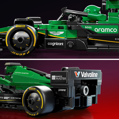 Set LEGO Aston Martin Aramco F1 AMR24, makinë garash, për moshën 10+