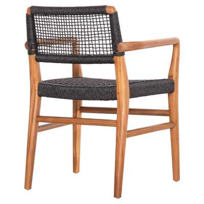 Kolltuk ngrënieje Rosco 56x54x79Hcm (HM6132.02), zezë