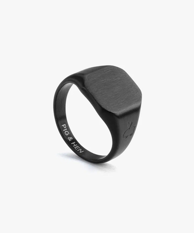 Pig & Hen SIGNET RING - 16MM CLASIC