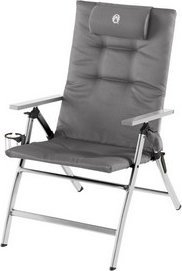 Karrige kampingu Coleman 5 Position Padded, alumini, gri