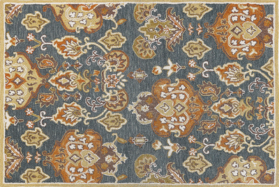 Tapet leshi UMURLU, 160 x 230 cm, me motive persiane, shumëngjyrësh