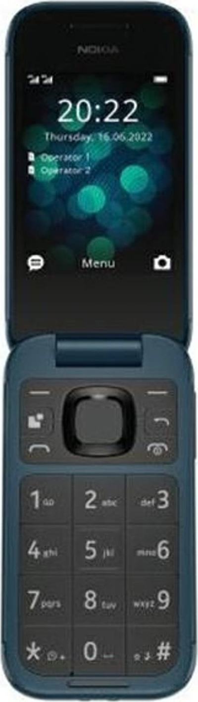 Telefoni Nokia 2660 Flip DS, 4G, Dual SIM, blu