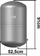 Сад за проширување за греење Reflex 7211400, 140L, 6 bar, црвен