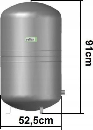 Сад за проширување за греење Reflex 7211400, 140L, 6 bar, црвен