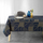Mbulesë tavoline Douceur d'intérieur Navy Blue Gold, me figura gjeometrike, 150x300 cm, blu e errët