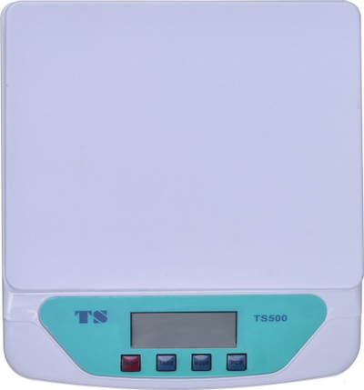 Peshore elektronike TS TS500, 30 kg, saktësi 1 g, e bardhë