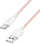 Kabllo USB LogiLink USB 2.0 Type C në USB A, 60W, 1m, rozë
