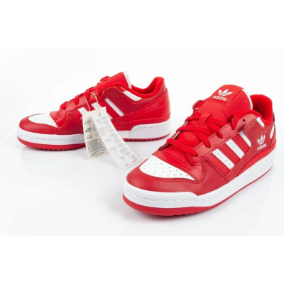 Këpucë sport adidas Forum Low CL U, lëkurë natyrale, të kuqe