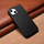 Këllëf lëkure iCarer Case Leather për iPhone 14 Plus, origjinal, MagSafe, i zi
